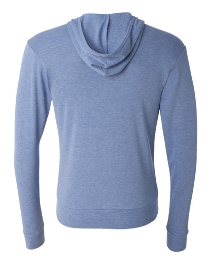BELLA + CANVAS Triblend Lightweight Full-Zip Hooded Long Sleeve Tee - 3939