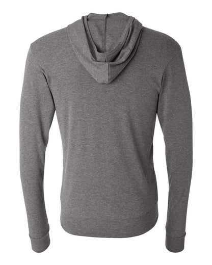 BELLA + CANVAS Triblend Lightweight Full-Zip Hooded Long Sleeve Tee - 3939