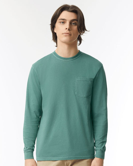 Comfort Colors Garment-Dyed Heavyweight Long Sleeve Pocket T-Shirt - 4410
