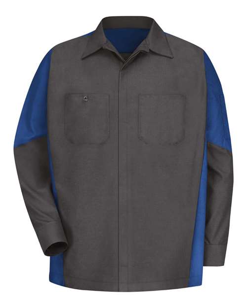 Men's Long Sleeve Automotive Crew Shirt