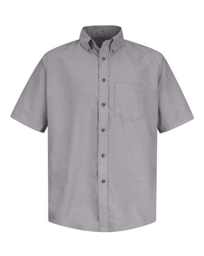 Men's Poplin Short Sleeve Dress Shirt