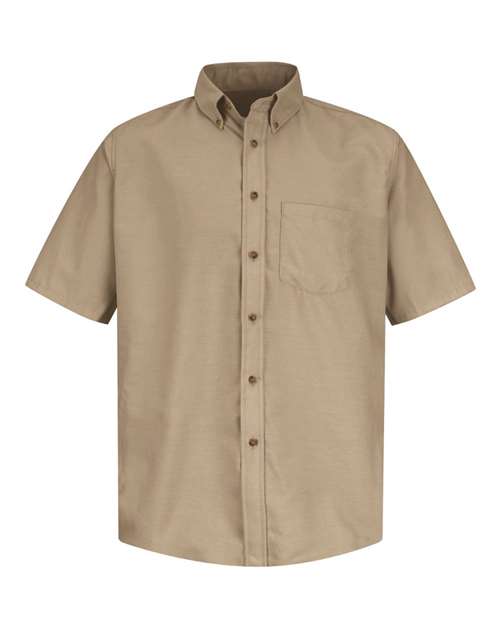 Men's Poplin Short Sleeve Dress Shirt
