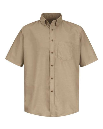 Men's Poplin Short Sleeve Dress Shirt