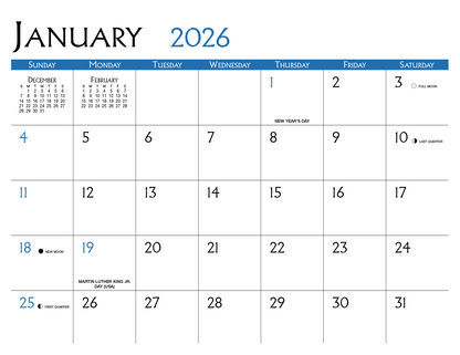 Triumph Calendars Small Quantity Custom  Spiral Calendar-350