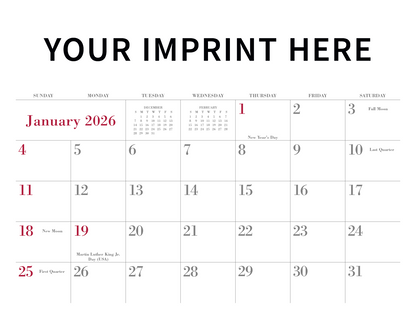 Triumph Calendars Small Quantity Custom  Spiral Calendar-350