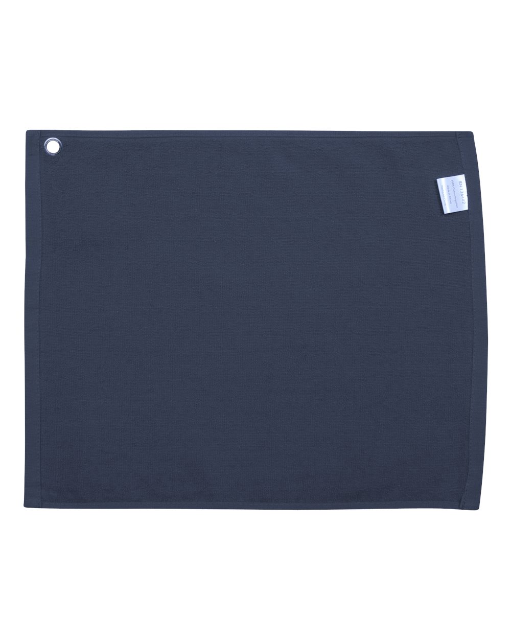 Carmel Towel Company Velour Hemmed Towel with Grommet & Hook - C1518GH