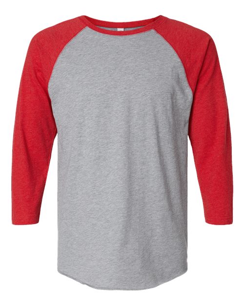 Men's Baseball Fine Jersey Three-Quarter Sleeve Tee