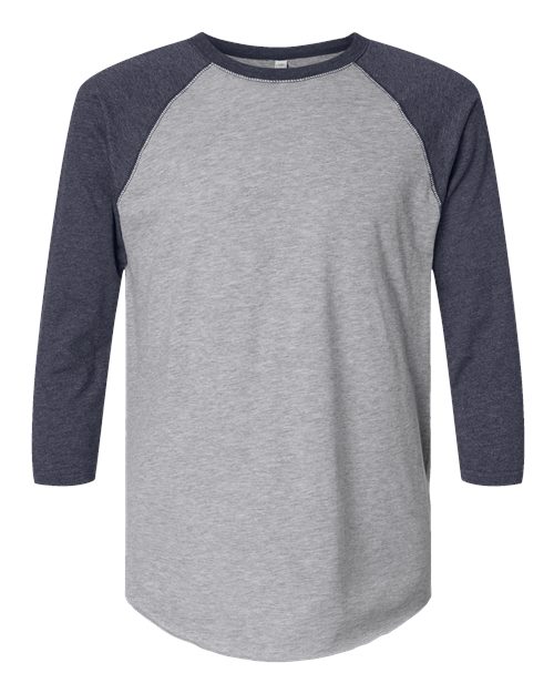 Men's Baseball Fine Jersey Three-Quarter Sleeve Tee