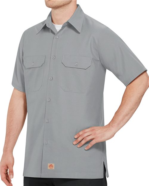 Men's Ripstop Short Sleeve Work Shirt