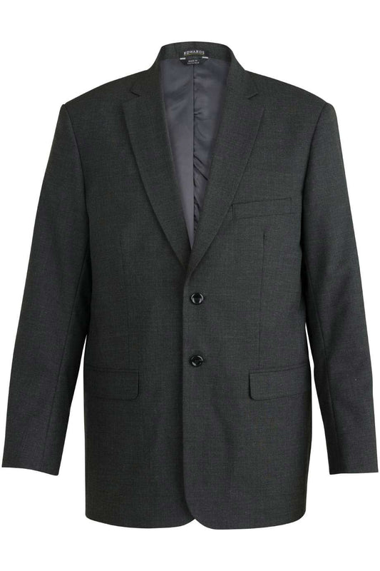 Mens Single Breasted Poly/Wool Suit Coat - 3633PAC