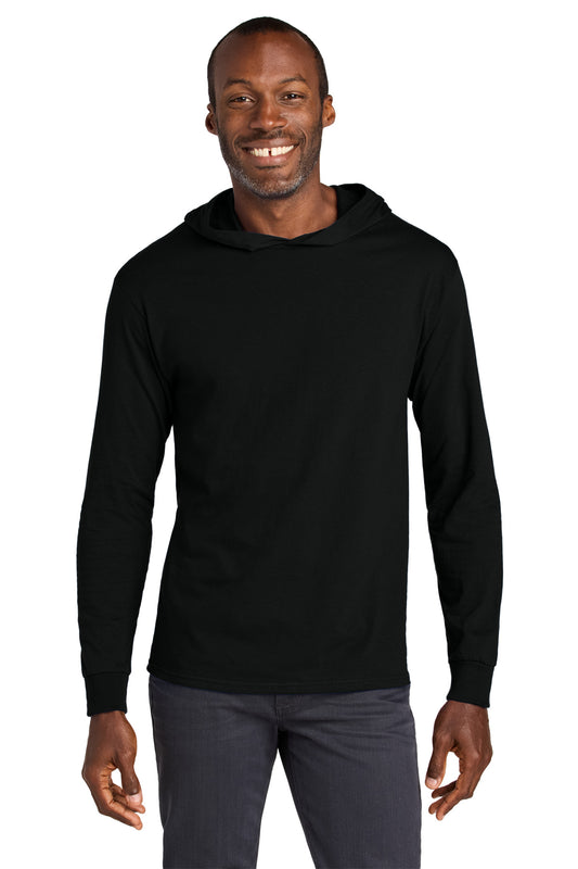 Jerzees Classics™ Unisex Cotton Long Sleeve Hooded T-Shirt