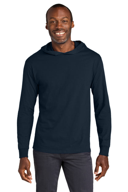 Jerzees Classics? Unisex Cotton Long Sleeve Hooded T-Sh