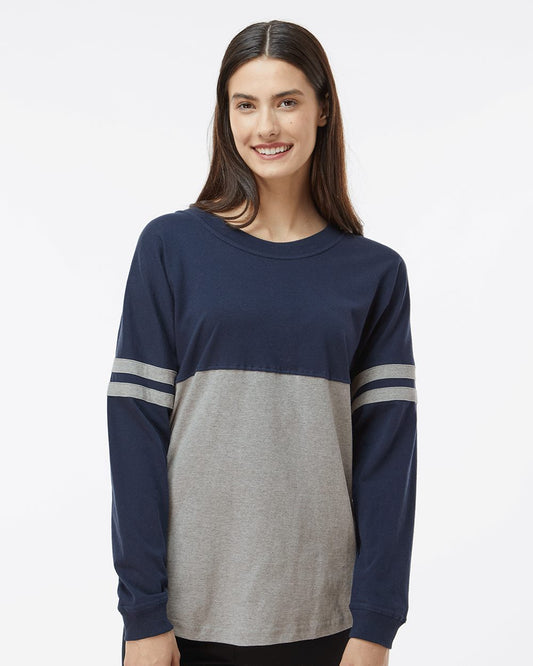 District? Perfect Tri? Long Sleeve Henley DT145