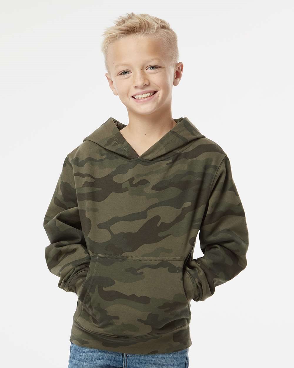 Independent Trading Co. Youth Midweight Hooded Sweatshirt - SS4001Y