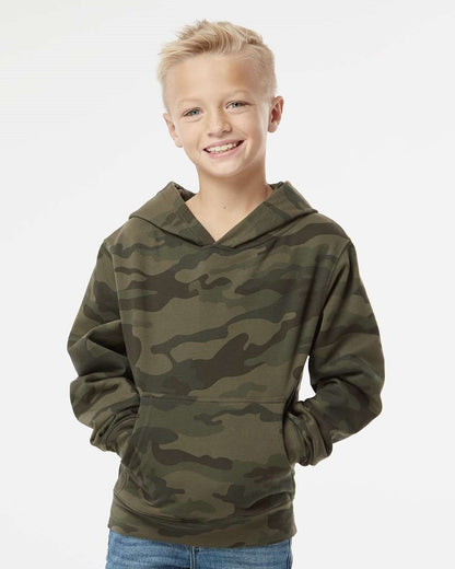 Independent Trading Co. Youth Midweight Hooded Sweatshirt - SS4001Y