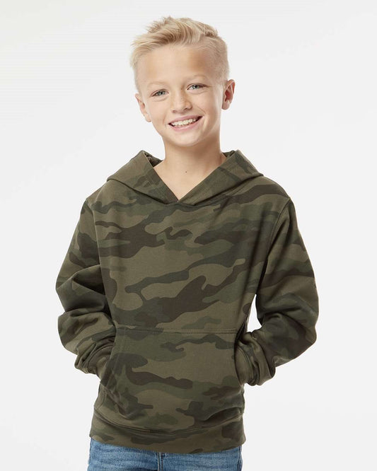Independent Trading Co. Youth Midweight Hooded Sweatshirt - SS4001Y