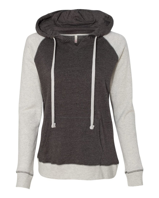 MV Sport Women’s Harper Raglan Hooded Sweatshirt - W17127