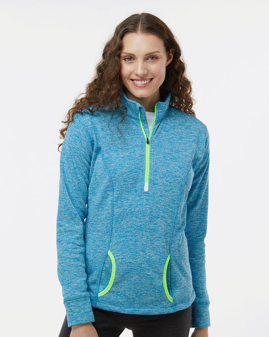 J. America Women's Cosmic Fleece Quarter-Zip Pullover - 8617
