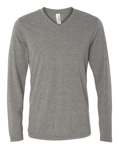 Unisex Long Sleeve V-Neck Tee