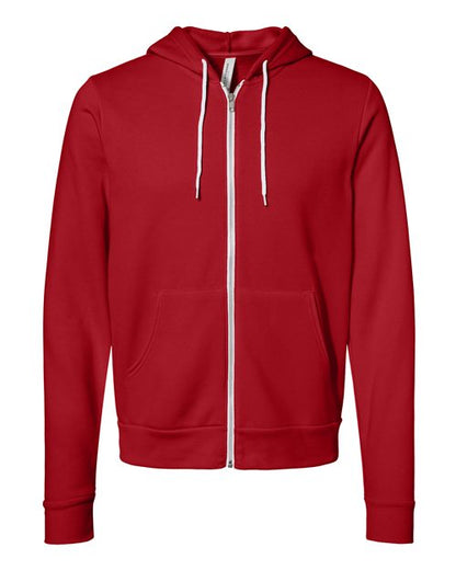 Unisex Sponge Fleece Full-Zip Hoodie Sweatshirt