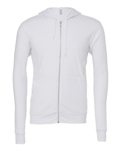 Unisex Sponge Fleece Full-Zip Hoodie Sweatshirt