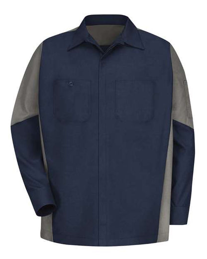 Men's Long Sleeve Automotive Crew Shirt