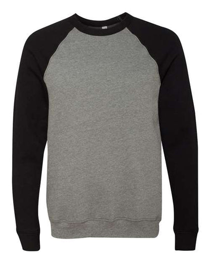 Unisex Sponge Fleece Raglan Crewneck Sweatshirt