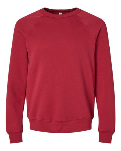 Unisex Sponge Fleece Raglan Crewneck Sweatshirt