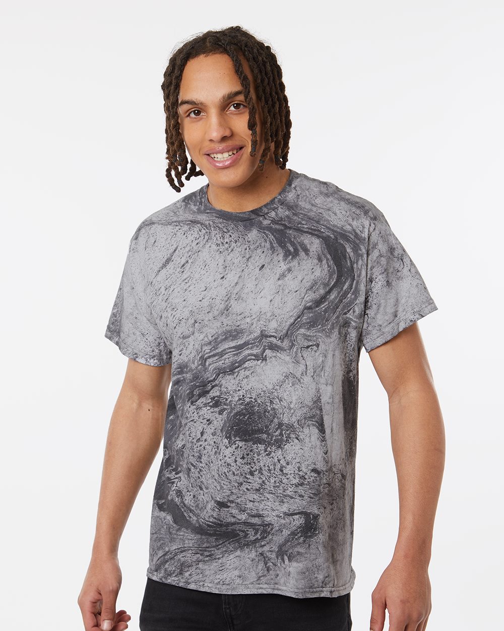 Dyenomite Marble Tie-Dyed T-Shirt - 200MR