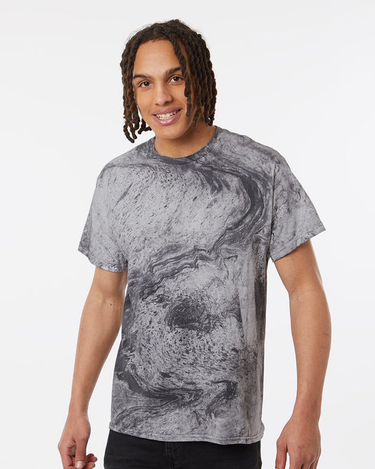 Dyenomite Marble Tie-Dyed T-Shirt - 200MR