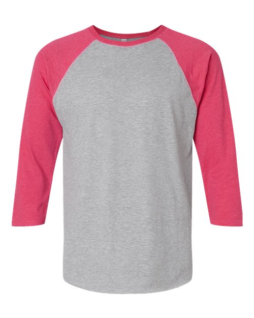 Men's Baseball Fine Jersey Three-Quarter Sleeve Tee