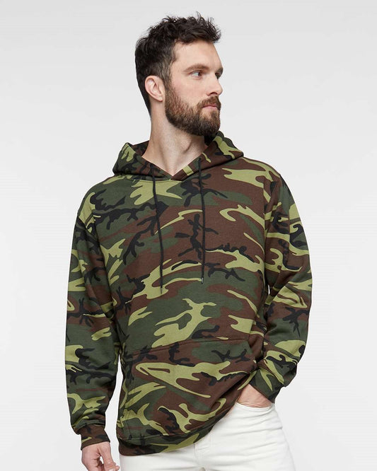 Code Five Camo Pullover Fleece Hoodie - 3969