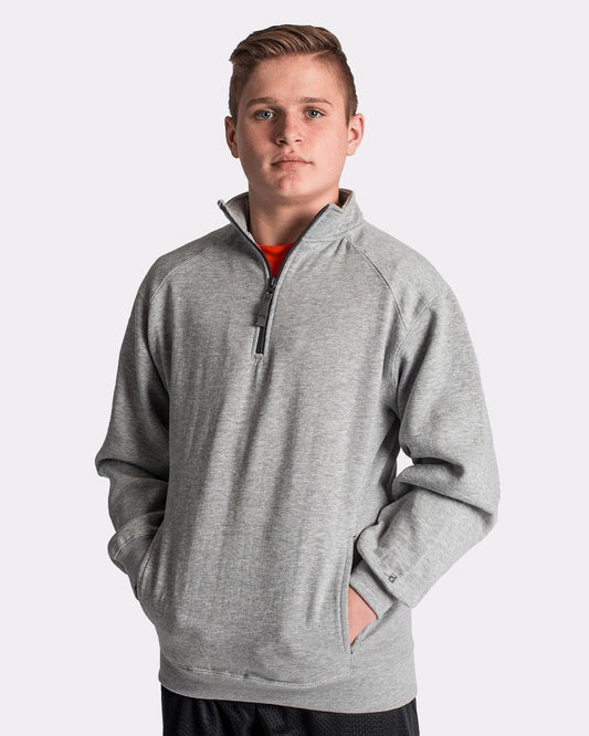 Badger Quarter-Zip Fleece Pullover - 1286