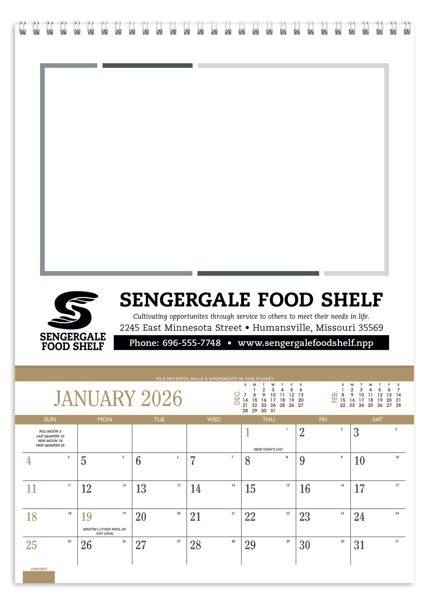 Triumph Calendars Recipe Pocket Calendar-4002