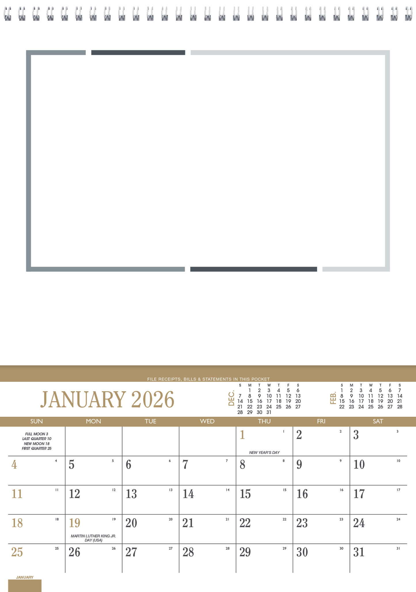 Triumph Calendars Recipe Pocket Calendar-4002