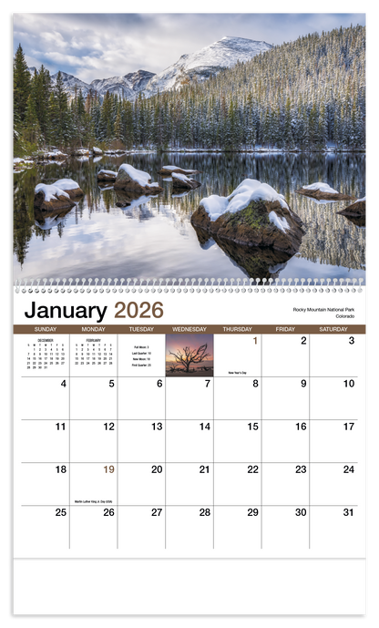 HotLine Products Scenic America Appointment Calendar  Spiral-400