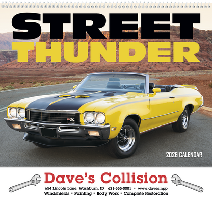 HotLine Products Street Thunder Appointment Calendar  Spiral-401