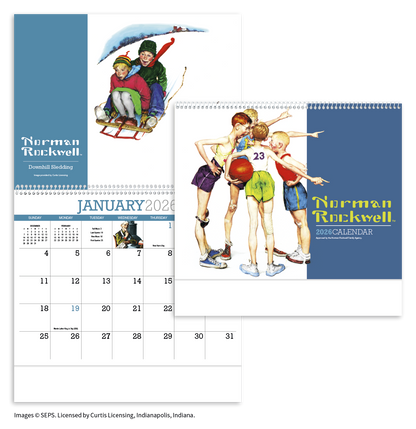 HotLine Products Norman Rockwell Appointment Calendar  Spiral-402H