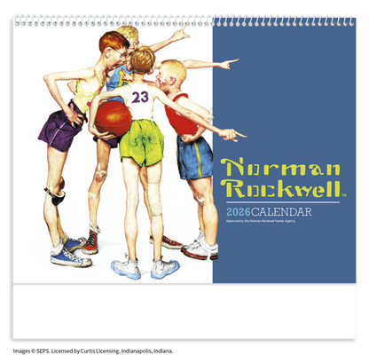 HotLine Products Norman Rockwell Appointment Calendar  Spiral-402H