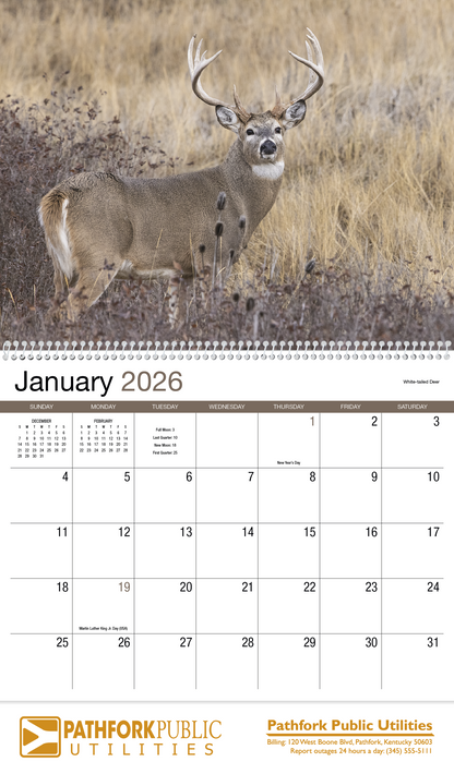 HotLine Products Wildlife Appointment Calendar  Spiral-403