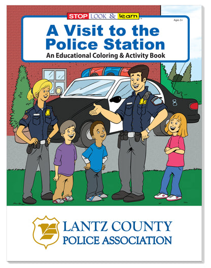 Coloring Book A Visit to the Police Station-40649