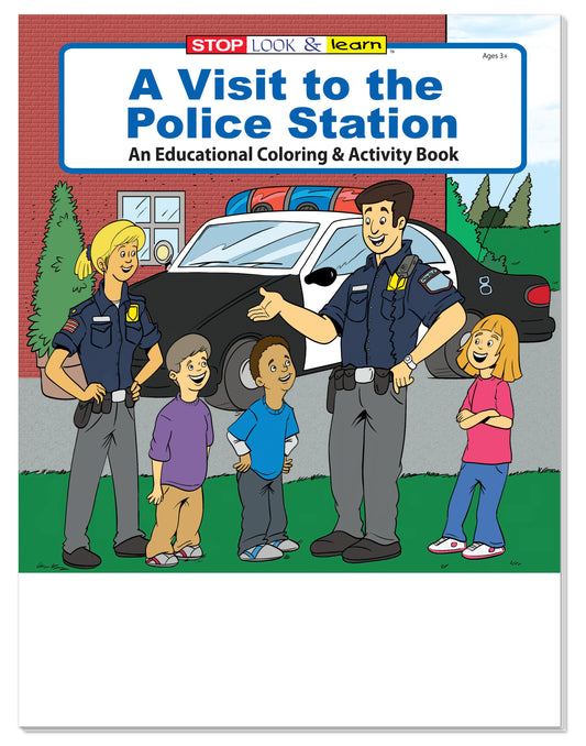 Coloring Book A Visit to the Police Station-40649