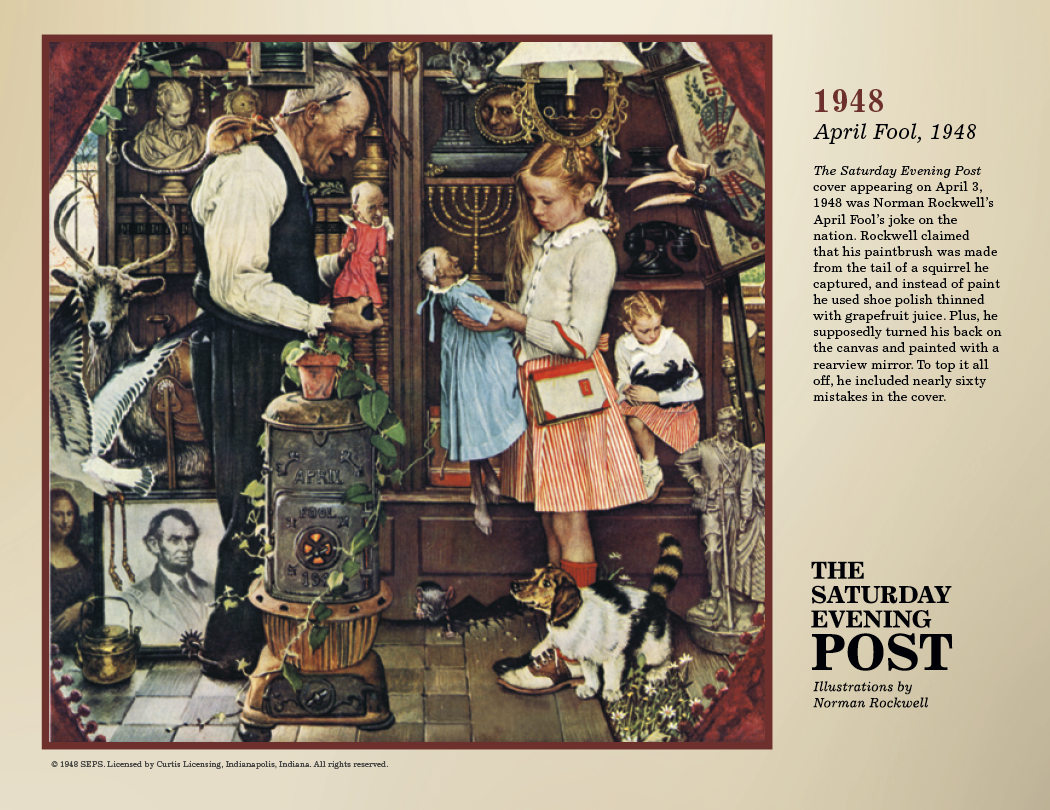 Triumph Calendars The Saturday Evening Post Deluxe Pocket Calendar-4076