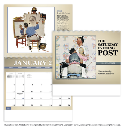 Triumph Calendars The Saturday Evening Post Deluxe Pocket Calendar-4076