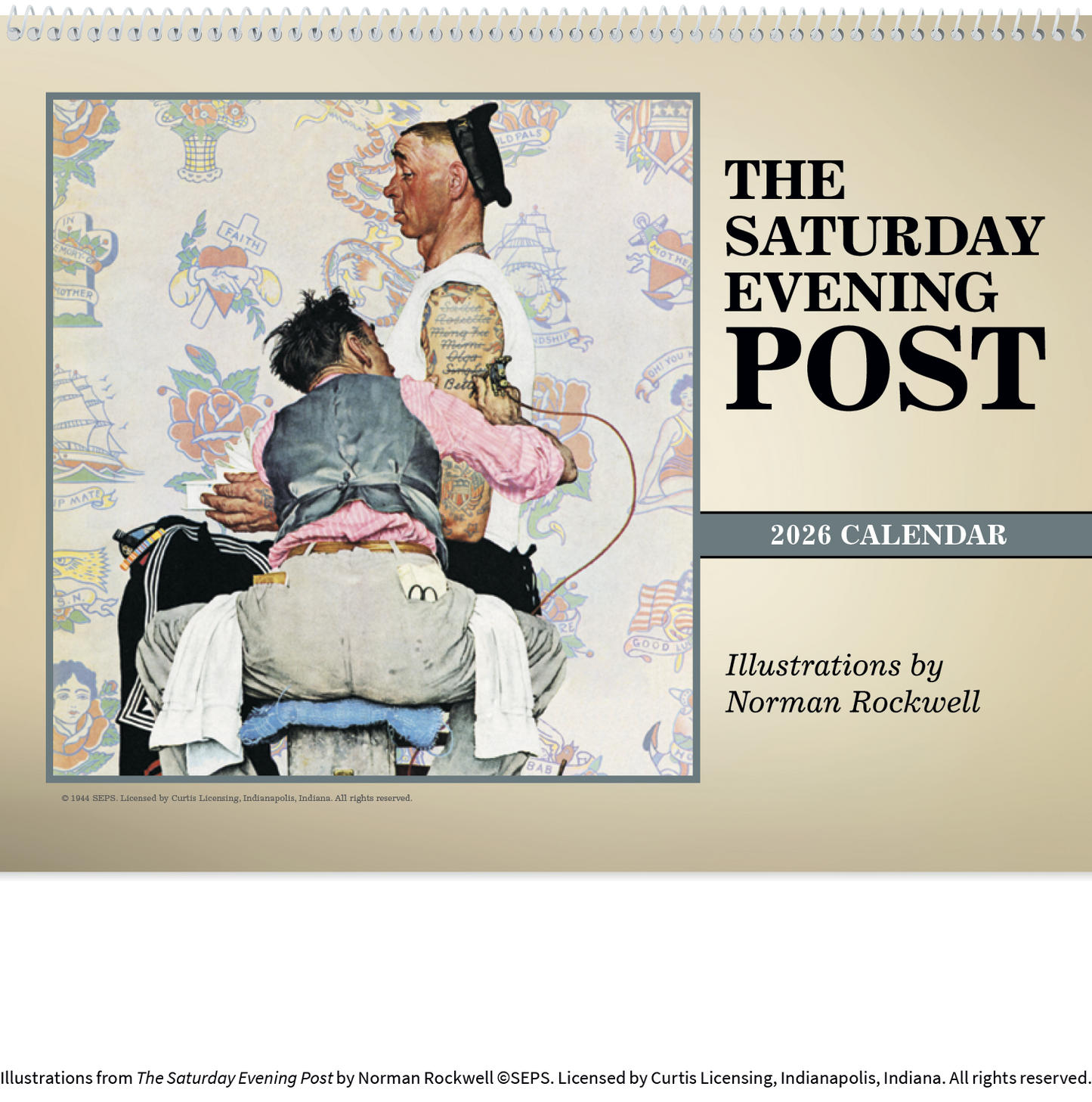 Triumph Calendars The Saturday Evening Post Deluxe Pocket Calendar-4076