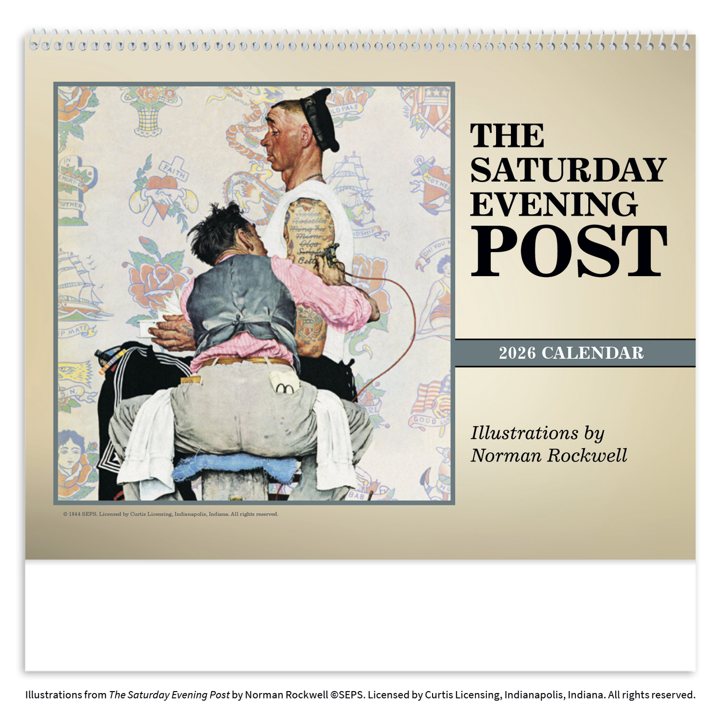Triumph Calendars The Saturday Evening Post Deluxe Pocket Calendar-4076