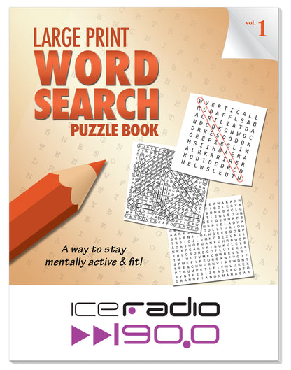 Puzzle Book LARGE PRINT Word Search-40936