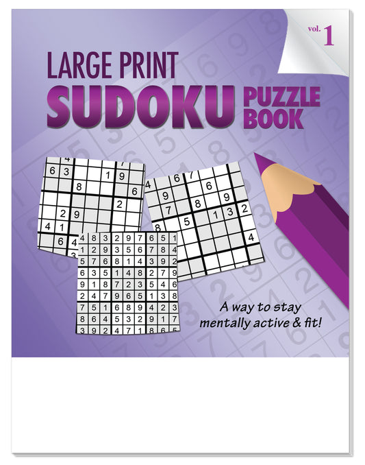 Puzzle Book LARGE PRINT Sudoku-40937