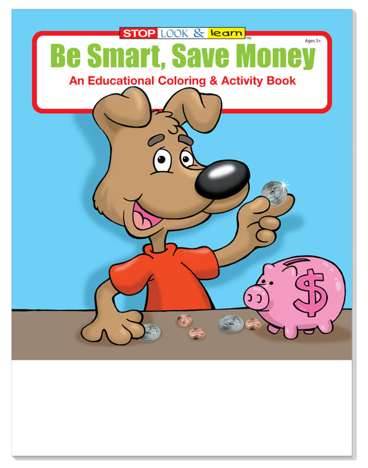 Coloring Book Be Smart Save Money-40977