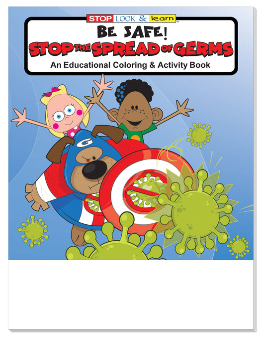 Coloring Book Be Safe Stop the Spread of Germs-40983